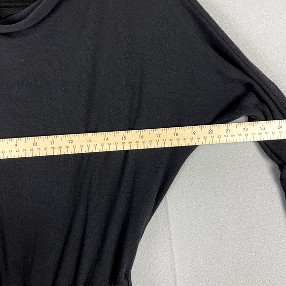 Revolve Enza Costa Jumpsuit Womens Black Modal Jersey Slouch Asymmetrical - Picture 9 of 16